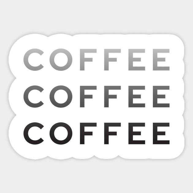 Coffee Coffee Coffee Sticker by quoteee